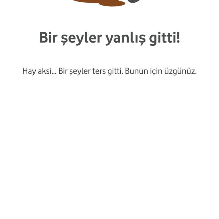 Vodafone Hediye Çarkı Erişim Sorunu