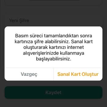 Kredi Kartı Sanal Kullanım Sorunu