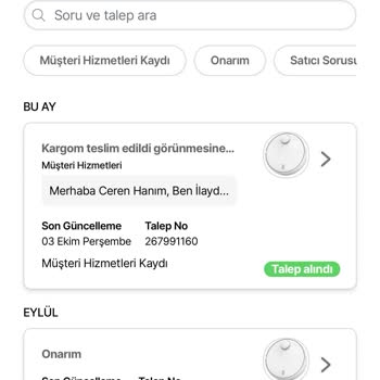 Kayıp Robot Süpürge: Çözüm Bekleyen Müşteri