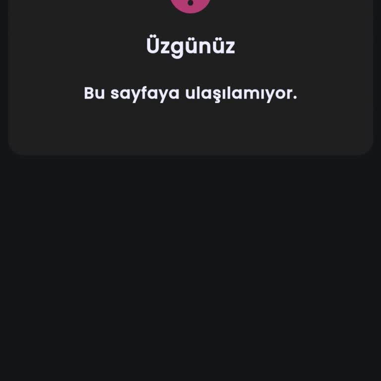 Yurtiçi Kargo'nun Kontrol Sende Linki Çalışmıyor
