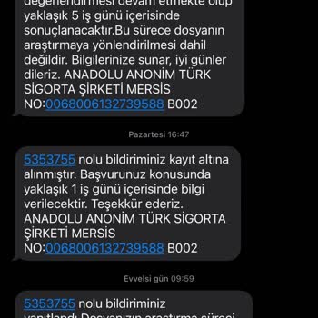 Anadolu Sigorta'nın Hasar Sürecinde Tıkanıklık