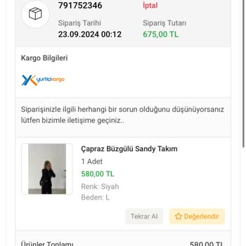 İletişimsizlik ve Para İadesi Sorunu