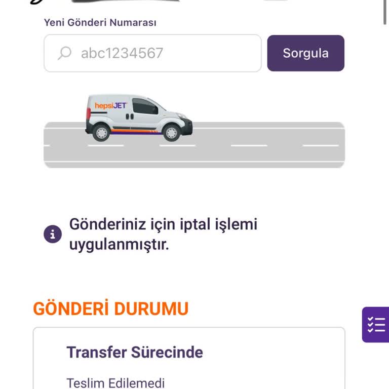 Hepsijet ile Kargom Teslim Edilmiyor ve Yanıltılıyorum