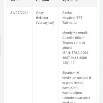 İki Aydır Beklenen Ürün ve Sessiz Kalan Müşteri Hizmetleri