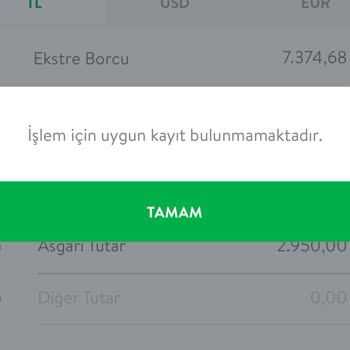 Kapalı Kart Borcu Ödeme Sorunu ve Yetersiz Müşteri Hizmeti