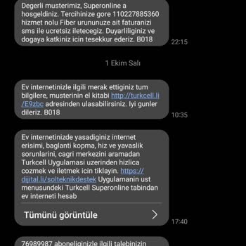 Superonline Kullanılmayan İnternet İçin Haksız Fatura Talebi