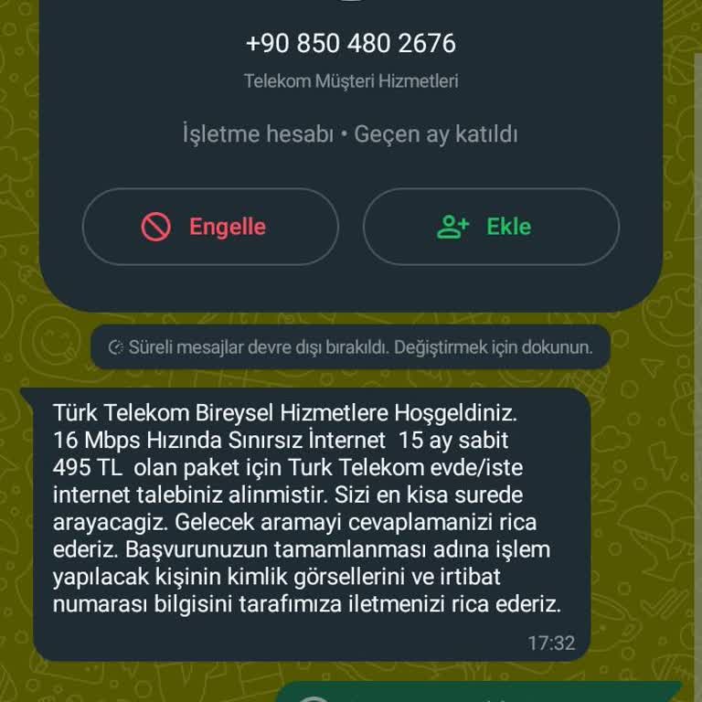 Yanıltıcı Müşteri Hizmetleri Numarası Sorunu