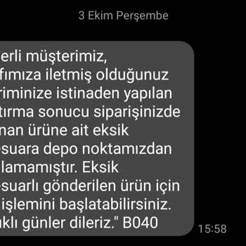 Eksik Ürün ve Yanıltıcı Kampanya