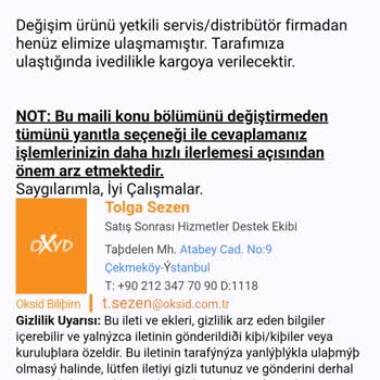 Kulaklık Değişiminde Sorumsuzluk ve Gecikme