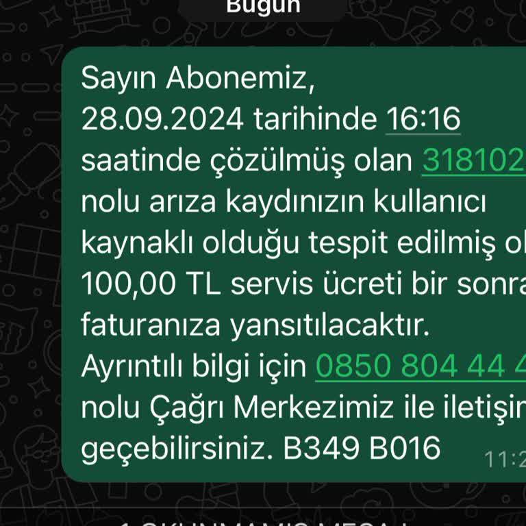 Haksız Ücret Talebi ve Sürekli İnternet Sorunları