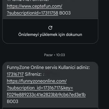 Vodafone'dan Bilgim Dışında Gelen Kodlar ve Fatura Şoku