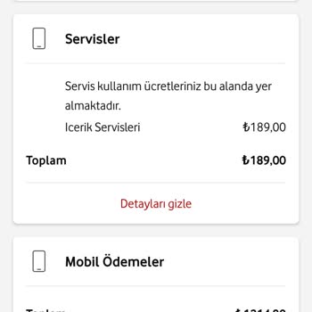 Vodafone'dan Bilgim Dışında Gelen Kodlar ve Fatura Şoku