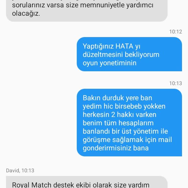 Haksız Ban ve Destek Ekibi İlgisizliği