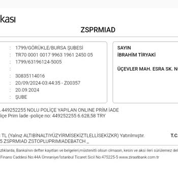 Konut Poliçesi İptalinde Mükerrer Ödeme Sorunu