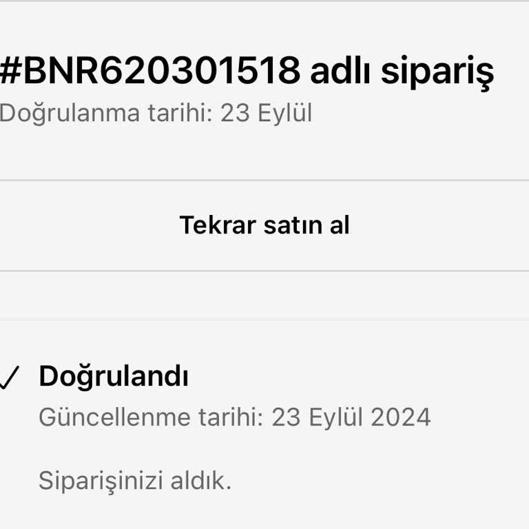 Siparişin Kargoya Verilmemesi ve Müşteri Hizmetleri Sorunu