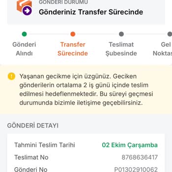 Trendyol Express Teslimat Sorunu