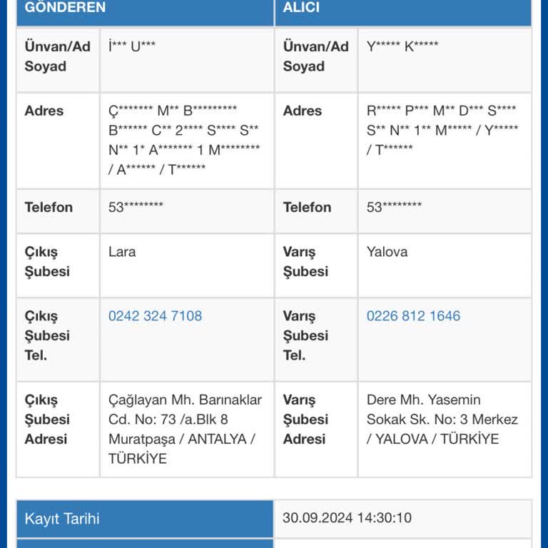 Sürat Kargo'nun Teslimat Sorunu