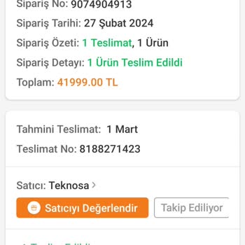 Teknosa'dan Aldığım Ürün Sorunu: İade Talebim