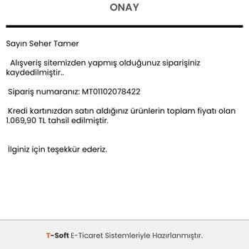 Sipariş Bilgilerine Ulaşamıyorum!