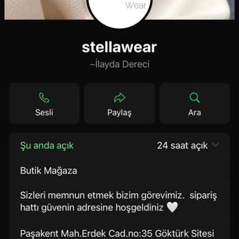 Stellawear'dan Sipariş Sonrası İletişim Sorunu