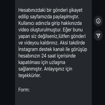 Hesap Güvenliği Hakkında Acil Yardım Talebi