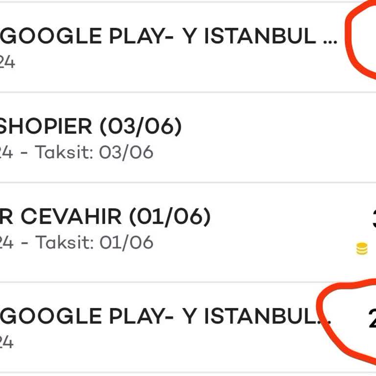 Kredi Kartımdan İzinsiz Google Play Ücretlendirmesi