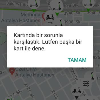 Kart Sorunu ve İade Edilmeyen Para