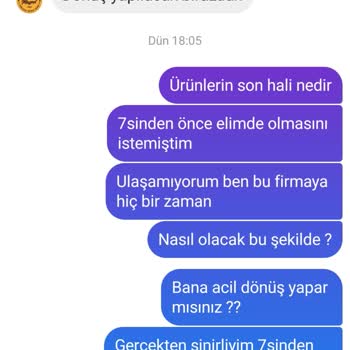 İletişimsizlik ve Geç Teslimat Mağduriyeti