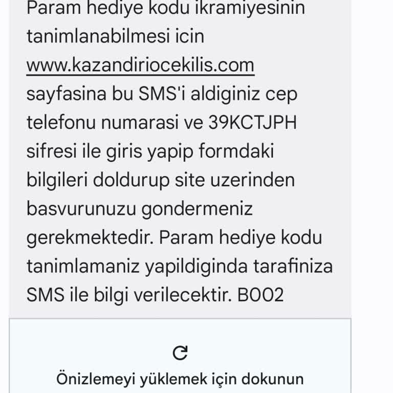 Kazandığım Ödülün Ödenmemesi