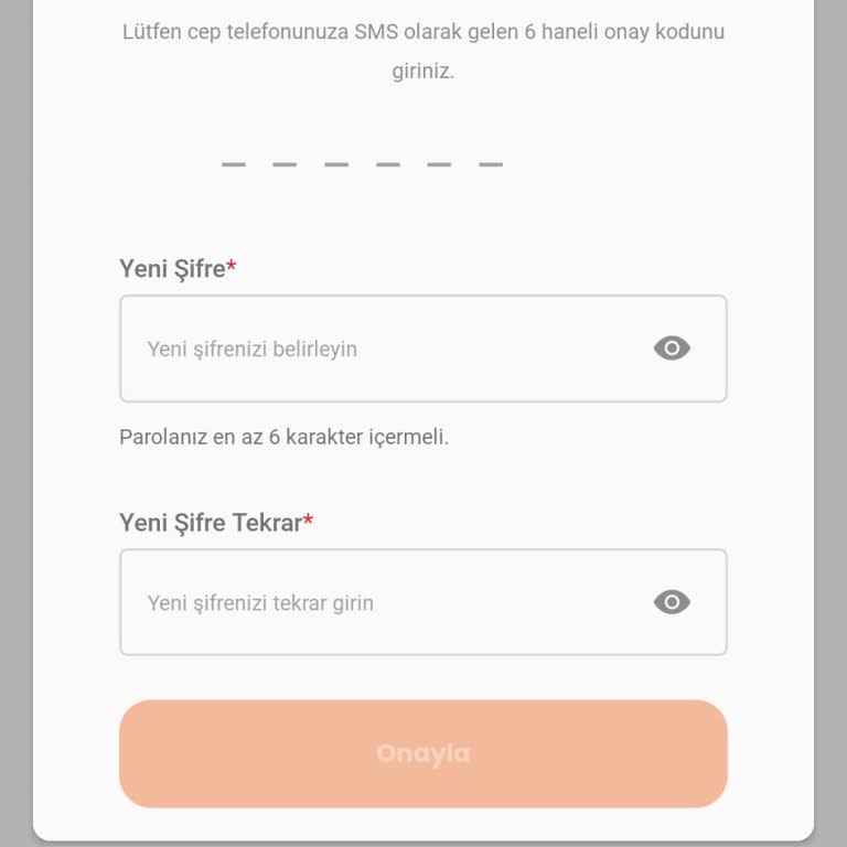 Şifre Yenileme ve İletişim Sorunları