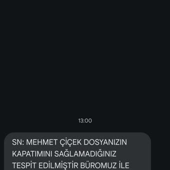 Sahte Hukuk Bürosu Adına Gönderilen Mesajdan Dolayı Mağduriyet