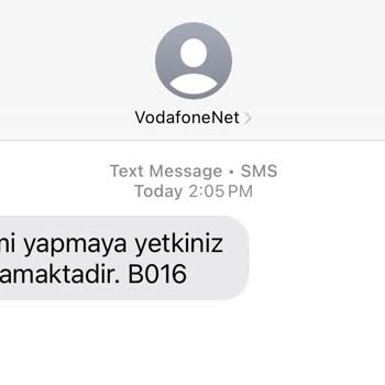 Vodafone Net Mesajlarından Kurtulmak İmkansız mı?