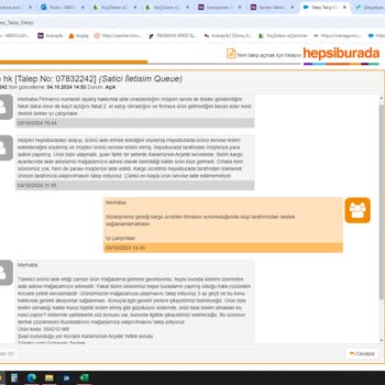 Yanlış Teslimat ve İade Sürecinde Mağduriyet