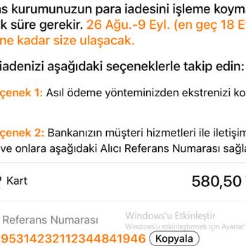 Temu'dan Yapılan Para İadesi Sorunu ve ARN Numarası Anlaşmazlığı