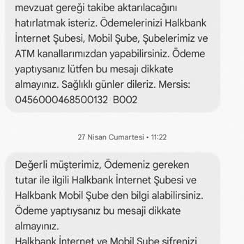 Halkbank'ın Kredi Kartı Bildirim Fiyaskosu ve Haksız Borçlandırma