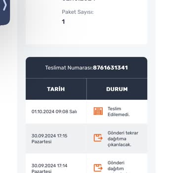 Aras Kargo Çiçekçiler Şubesi ile Sürekli Teslimat Sorunu