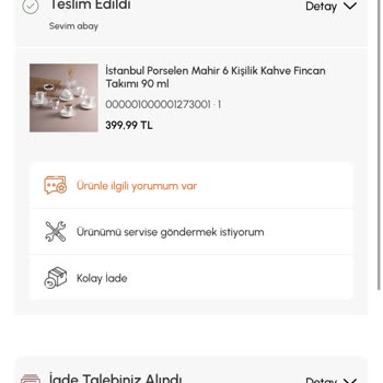 Eksik Ürün ve Müşteri Hizmetleri Sorunu