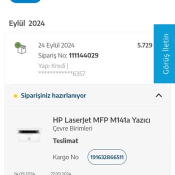 Beko İnternet Sitesi Üzerinden Aldığım Yazıcıda İade Sorunu