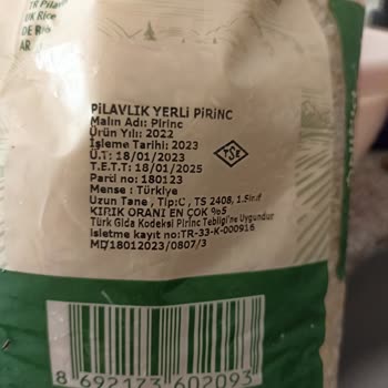 Son Kullanım Tarihi Geçmemiş Pirinçte Böceklenme ve Ulaşılamayan Çağrı Merkezi