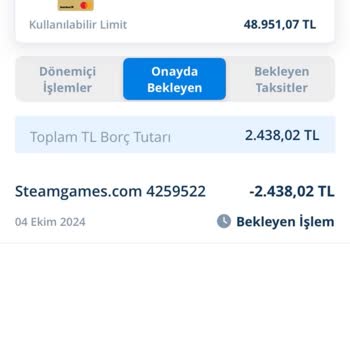 İzinsiz Kredi Kartı İşlemi ve Güvenlik Zafiyeti