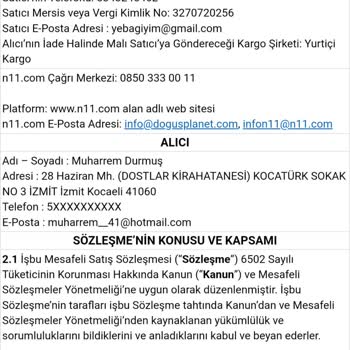Eksik Sipariş ve Kupon İadesi Sorunu