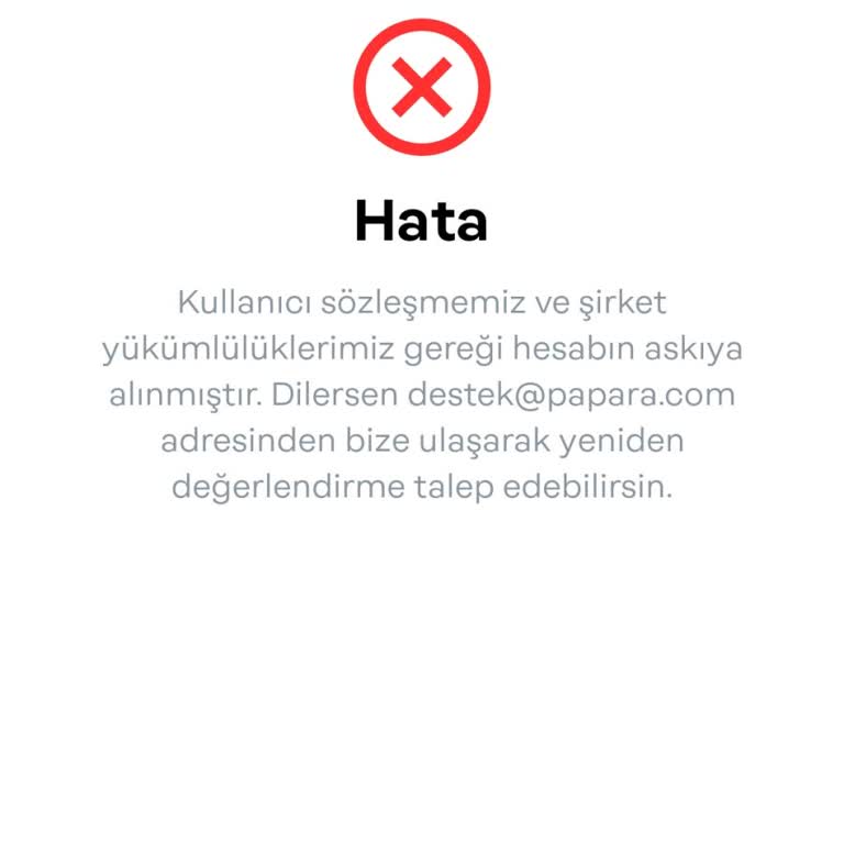 Papara Hesabım Açılır Açılmaz Askıya Alındı: Çözüm Bulamıyorum!