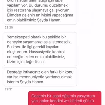 Yemeksepeti ve Donas'tan Soğuk Sipariş ve Saygısız Hizmet