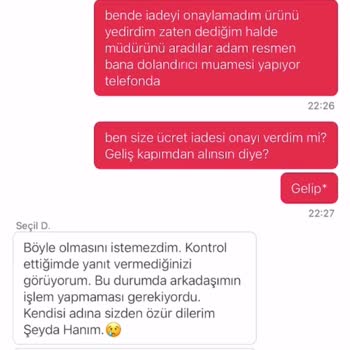 Yemeksepeti ve Donas'tan Soğuk Sipariş ve Saygısız Hizmet