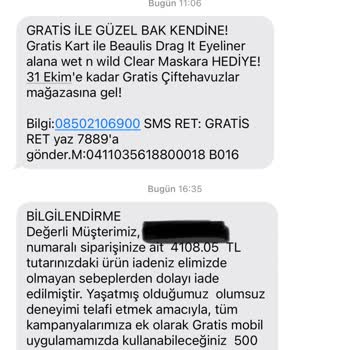 İptal Edilen Sipariş ve Yetersiz Çözüm: Gratis'ten Robot Süpürge Mağduriyeti