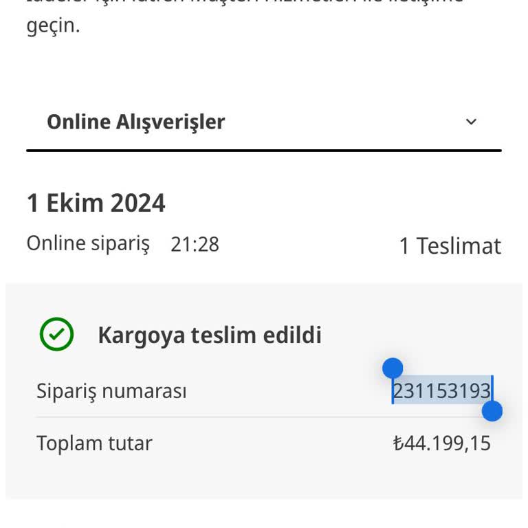 Media Markt ve Kargo Şirketi Arasında Kayıp Sipariş
