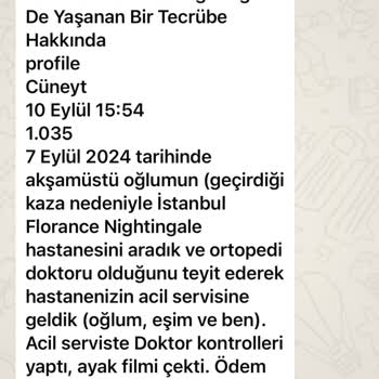Florance Nightingale Hastanesi'nde İletişim Sorunu