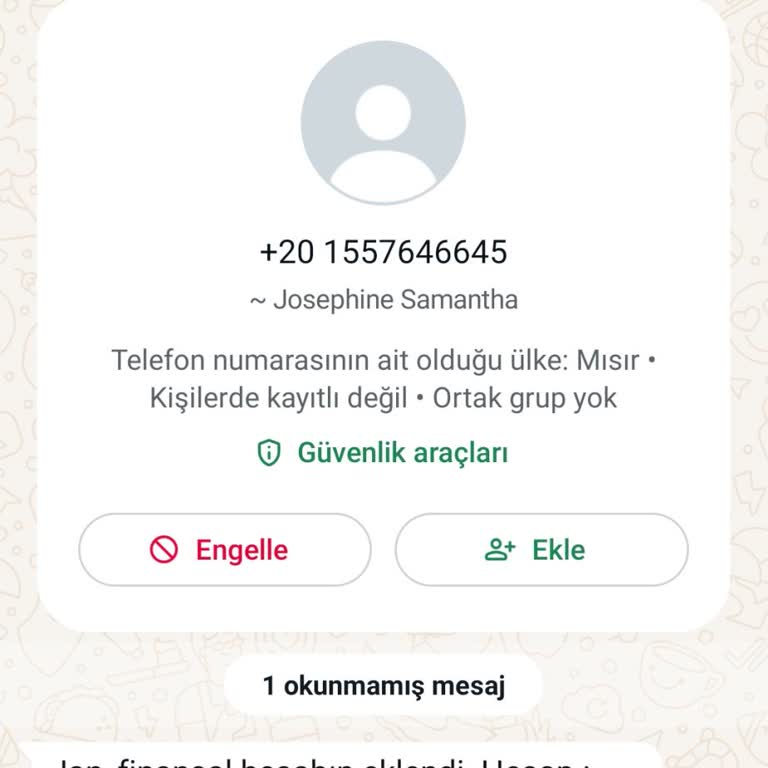 Yetkisiz Hesap Ekleme ve Kişisel Bilgilerin Yayılması