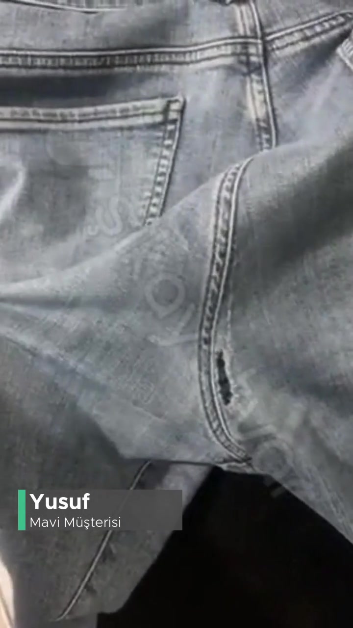 Mavi Black Premium Kot Pantolonumun Ağ Kısmından Yırtılması videonun kapak resmi