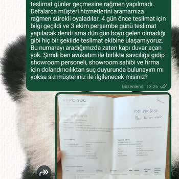 Vivense'de Teslimat Kabusu: İlgisizlik ve Ciddiyetsizlik
